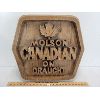 Image 1 : MOLSON CANADIAN WALL HANGING WOODEN EMBOSSED SIGN
