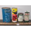 Image 2 : LOT OF 4 - KENDALL ONE QT MOTOR OIL - BP OUTBOARD OIL & HOUSEHOLD OIL CANS ETC