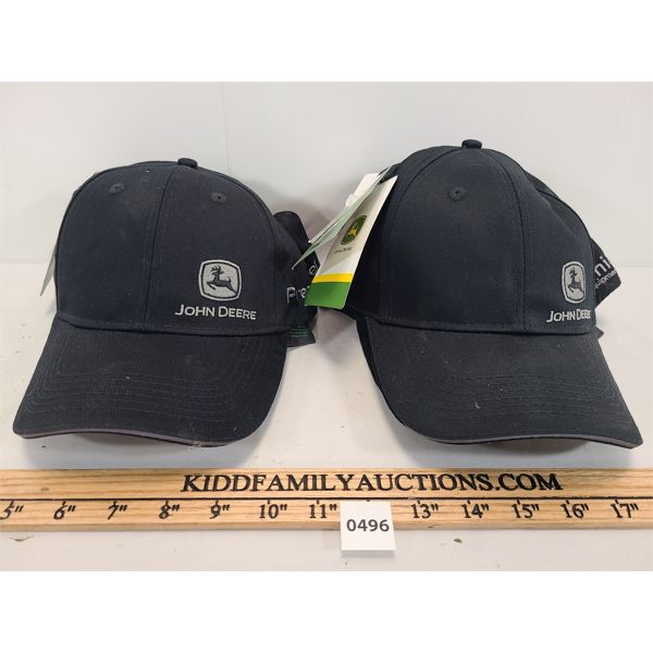 LOT OF 6 - JOHN DEERE ONE SZ CAPS