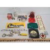 Image 1 : JOB LOT - OXY-WELD ADVERTISING THERMOMETER, ASHTRAYS & CHEVROLET CAR EMBLEM, ETC.