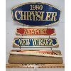 Image 2 : JOB LOT - OXY-WELD ADVERTISING THERMOMETER, ASHTRAYS & CHEVROLET CAR EMBLEM, ETC.