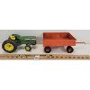Image 2 : JOHN DEERE TRACTOR W/ ERTL TOW BEHIND TRAILER