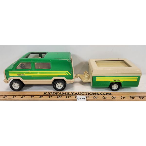 TONKA VAN W/ POP UP CAMPER