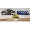Image 1 : LOT OF 3 - ICHIKO POLICE CAR, WIND UP TOY & BANDAI CADILLAC