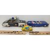 Image 2 : LOT OF 3 - ICHIKO POLICE CAR, WIND UP TOY & BANDAI CADILLAC