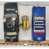 Image 5 : LOT OF 3 - ICHIKO POLICE CAR, WIND UP TOY & BANDAI CADILLAC