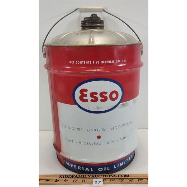 IMPERIAL ESSO 5 GALLON FUEL CAN