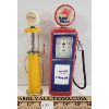 Image 1 : LOT OF 2 - DIE CAST 1930'S GAS PUMP REPLICA & MOBIL DIESEL CLOCK FACE