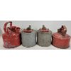 Image 2 : LOT OF 4 - FUEL & OIL CANS