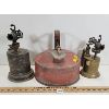 Image 1 : LOT OF 3 - FUEL CAN & BRASS TORCHES