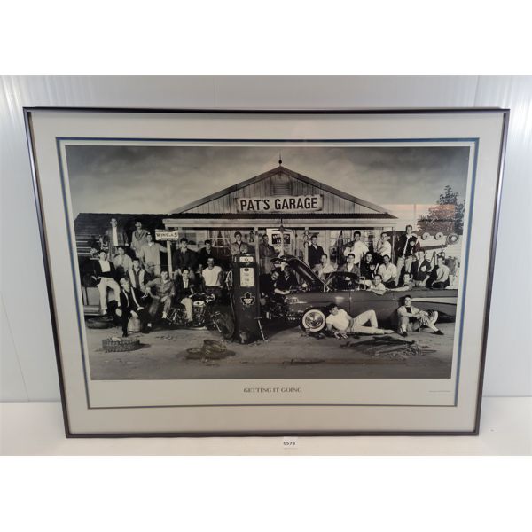 FRAMED "GETTING IT GOING" 1992 TORONTO MAPLE LEAFS PRINT