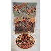 Image 1 : LOT OF 2 - BORN TO BE WILD AND MOTHER ROAD MOTORCYCLE SIGNS