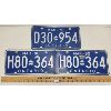 Image 1 : LOT OF 3 - ONTARIO LICENSE PLATES - INCL PAIR OF 1980'S