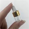 Image 1 : Large Lot of NEW Clear Glass Essential Oil Droppers 1ml 