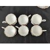 Image 8 : Set of 6 Aynsley 'Famile Rose' Cups and 6 Royal Albert 'Petite Point' Cups & Saucers