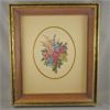 Image 1 : Vintage Floral Bouquet in Petit Point 9" x 8"