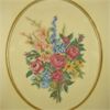 Image 2 : Vintage Floral Bouquet in Petit Point 9" x 8"