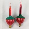 Image 2 : Set of 2 Vintage Christmas Bubble Lights Circa 1960 - Working!