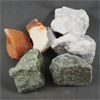 Image 1 : Lot of Raw Howlite, Carnelian & Aventurine Specimens 
