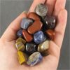 Image 2 : Lot of Polished Red Jasper, Sodalite, Tiger Eye, & Garnet Specimens 