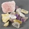Image 1 : Lot of Raw Citrine, Amethyst, Clear Quartz & Rose Quartz Specimens