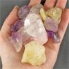 Image 2 : Lot of Raw Citrine, Amethyst, Clear Quartz & Rose Quartz Specimens