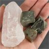Image 2 : Lot of Raw Pyrite Cubes & A Raw Clear Quartz Point