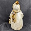 Image 2 : Ceramic Snowman Statue 