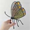 Image 2 : Set of 2 Metal Garden Butterfly Statues 