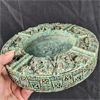 Image 2 : Vintage Green Aztec Ashtray 