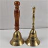 Image 3 : Set of 4 Brass School Bells 