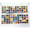 Image 2 : Nearly FULL Royal Blue Water Color Tin Paint Box - Made in England