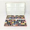 Image 3 : Nearly FULL Royal Blue Water Color Tin Paint Box - Made in England