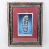 Image 1 : Moccasin - 'Every Shoe Tells a Story' - Barn Board Framed Picture