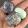 Image 2 : Lot of Polished Iolite & Chrysoprase Specimens 
