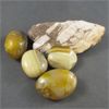 Image 1 : Lot of Raw Zebra Jasper & Polished Agate Specimens 