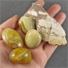 Image 2 : Lot of Raw Zebra Jasper & Polished Agate Specimens 
