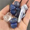 Image 2 : Lot of Polished Clear Quartz, Blue Quartz & Raw Blue Kyanite