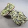 Image 1 : Set of 2 Peridot Crystal Geodes from Arizona USA