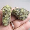 Image 2 : Set of 2 Peridot Crystal Geodes from Arizona USA