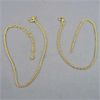 Image 1 : Set of 2 NEW 14KGP over Sterling Silver Chains