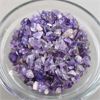 Image 2 : 2 Bags of Gemstone Polished Crystal Chips - Amethyst and Rose Quartz