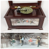 Image 1 : Mr. Christmas Gold Label 10 Disc Animated Music Box Ballerinas Pirouette Turning