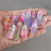 Image 2 : Lot of 12 Aura Quartz Crystal Point Pendants