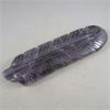 Image 2 : Purple Fluorite Crystal Feather 6" x 1.5"