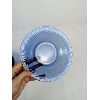 Image 2 : Set of 4 Vintage Pyrex Festiva Cobalt Blue Soup Bowls 7.5"
