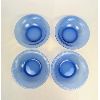 Image 3 : Set of 4 Vintage Pyrex Festiva Cobalt Blue Soup Bowls 7.5"