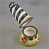 Image 2 : Set of 2 Trinket Boxes - Lighthouse & Stone Box with Inlay Shell