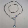 Image 1 : Cat's Eye and Hematite Necklace & Bracelet Set