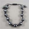 Image 3 : Red Tiger's Eye Stone Bracelet & Adjustable Hematite Bracelet